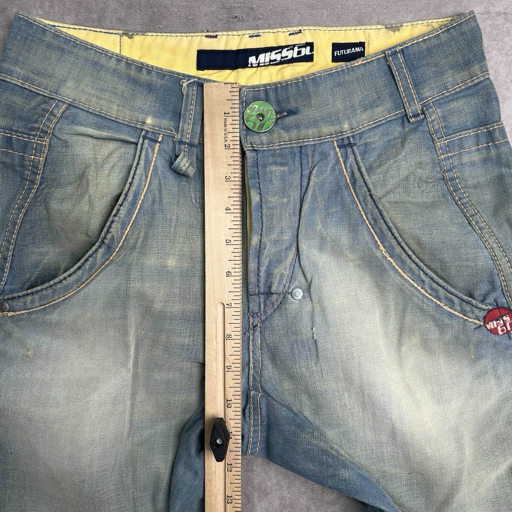 Miss Sixty Light Wash Blue Flare Jeans - Picture 4 of 9